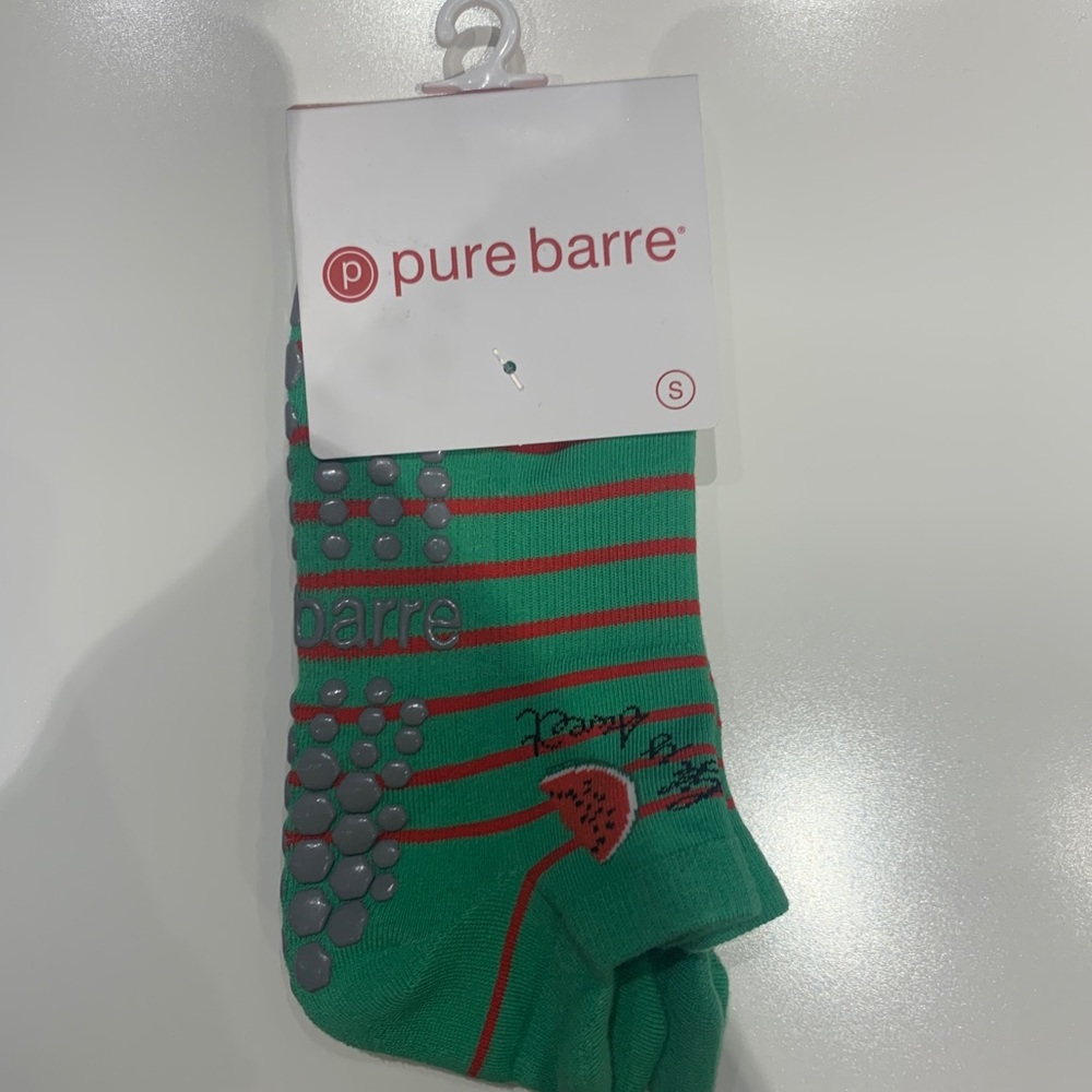 Pure Barre Sticky Socks- Watermelon
